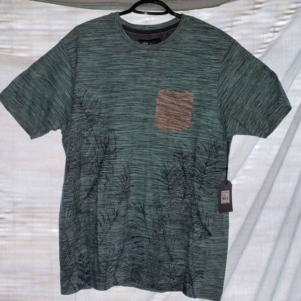 MEN'S FREE PLANET Printed Pocket T-Shirt XL